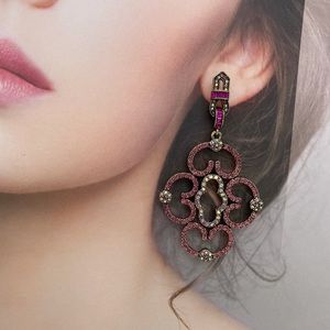 Heidi Daus Entrance Maker Round Crystal Drop Pierced Earrings